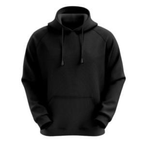 Plain Black Hoody